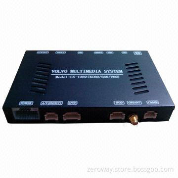 Car Audio Interface for Volvo S60/XC60/S40/S80/V40/V60, Built-in Parking Guiding/GPS Navigation